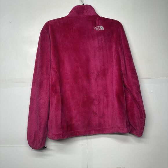 The North Face Women’s Fuzzy Fleece Full Zip Jacket Pink Size Medium Soft Warm - Picture 12 of 12